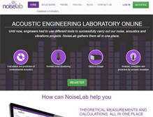 Tablet Screenshot of noiselab.net